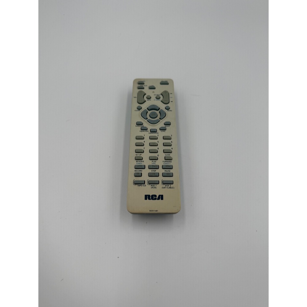 RCA RCR311AB1 Universal Remote Control Silver‎ for TV VCR DVD SAT Cable